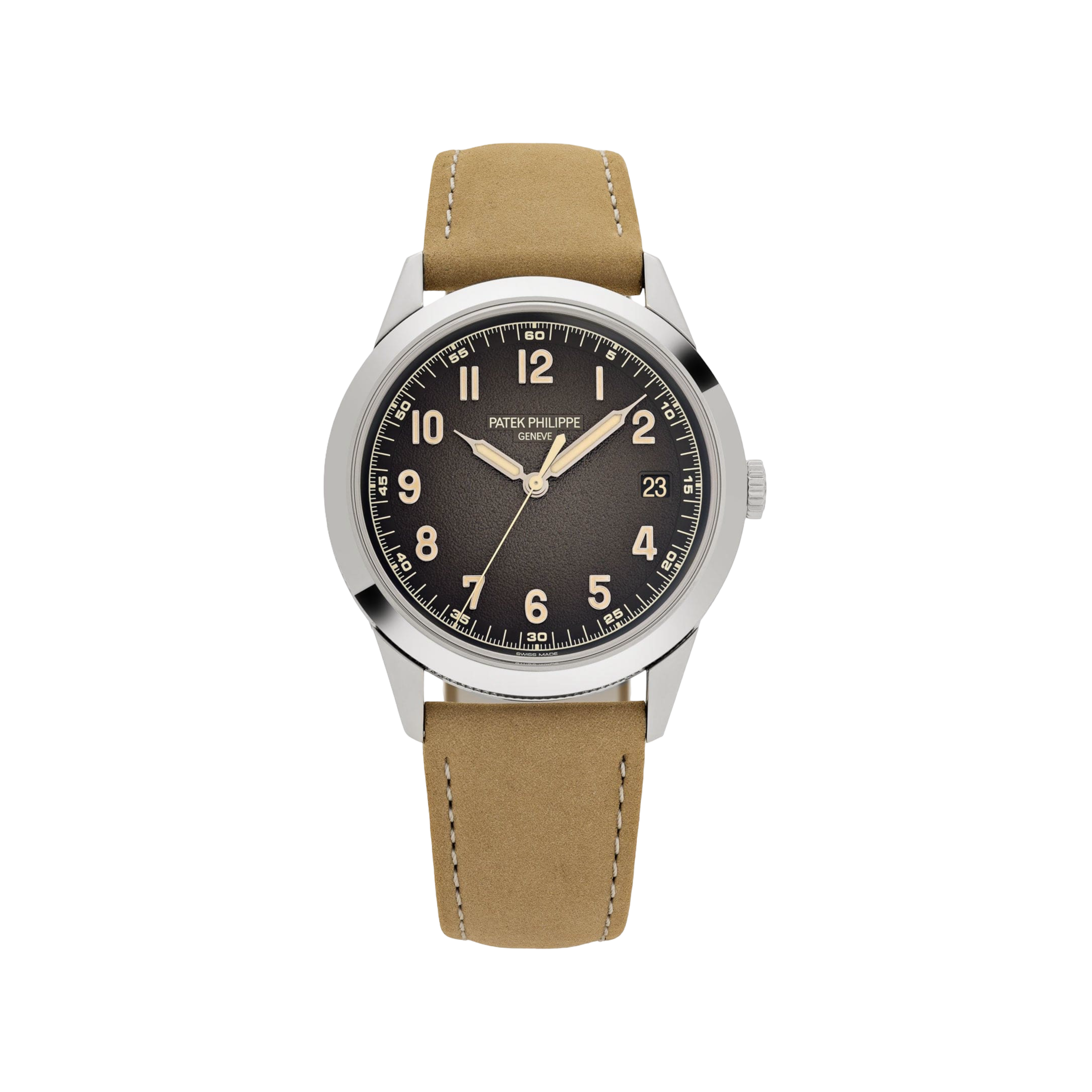 Patek Philippe Calatrava 5226G-001 White Gold Charcoal Dial Date