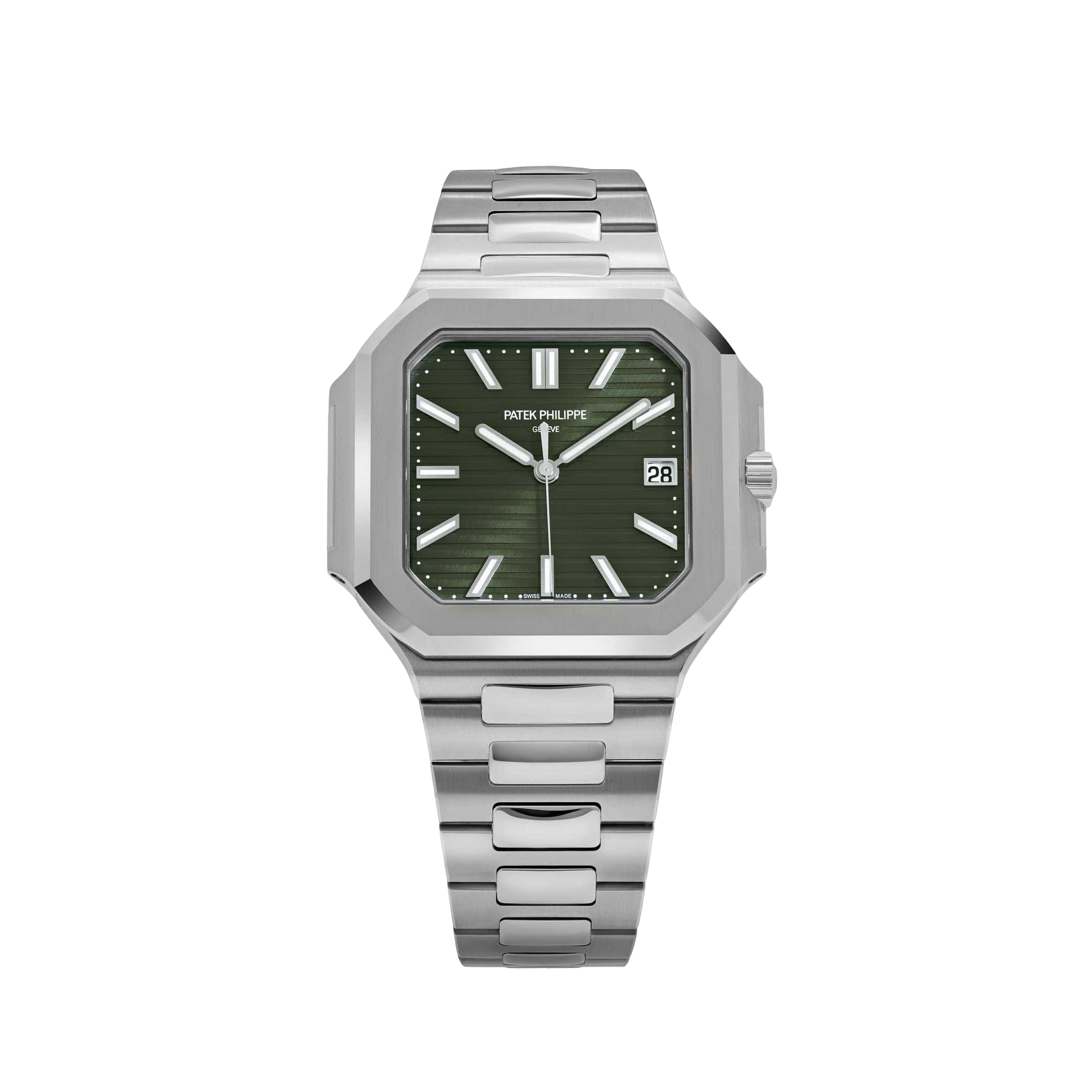 Patek Philippe Cubitus 5821/1A-001 Stainless Steel Green Dial (2025)