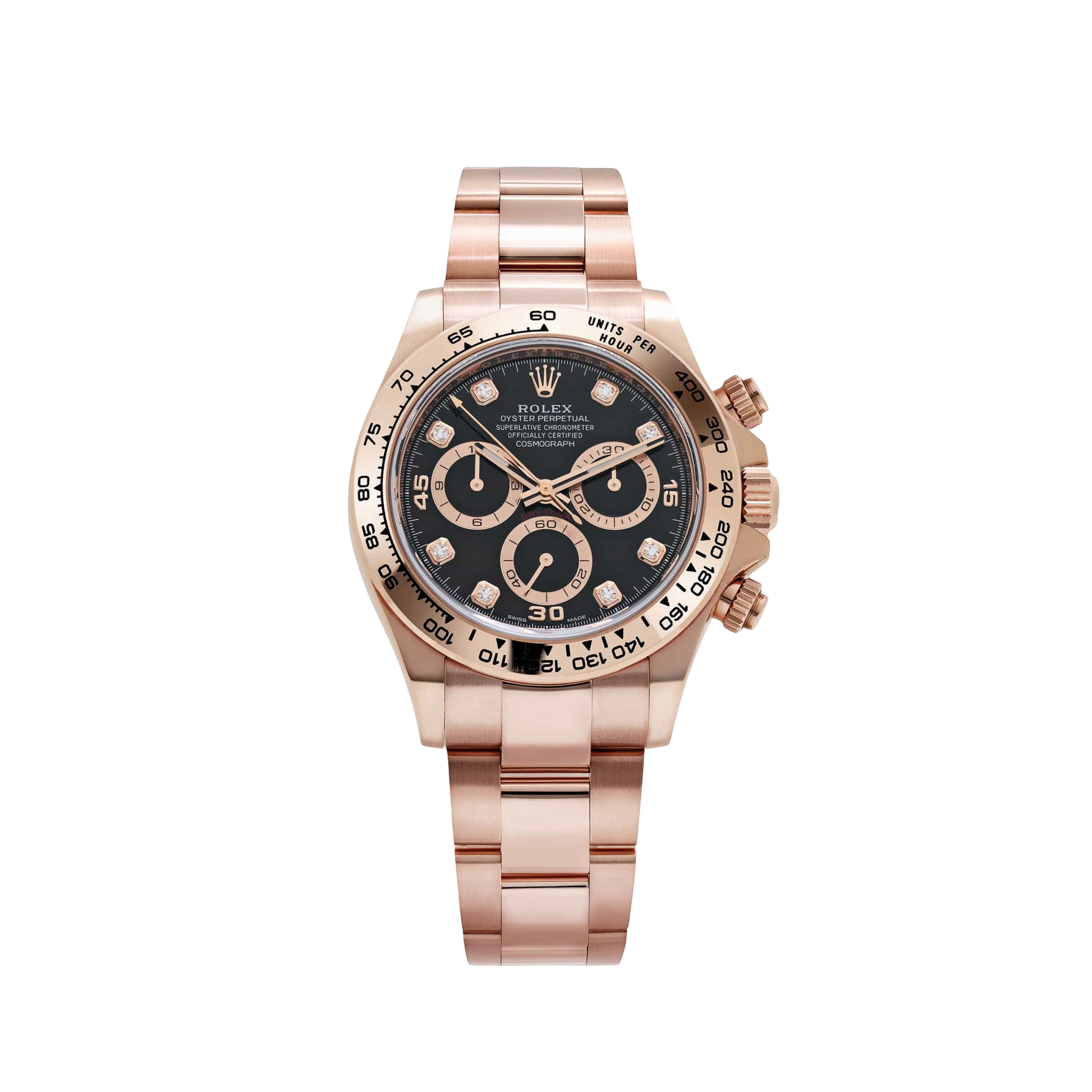 Rolex Daytona 116505 Rose Gold Black Diamond Dial (2022)