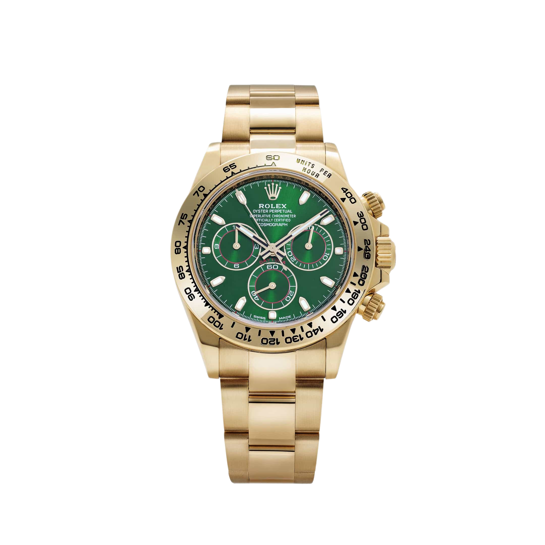 Rolex Daytona 116508 'John Mayer' Yellow Gold Green Dial (2023)