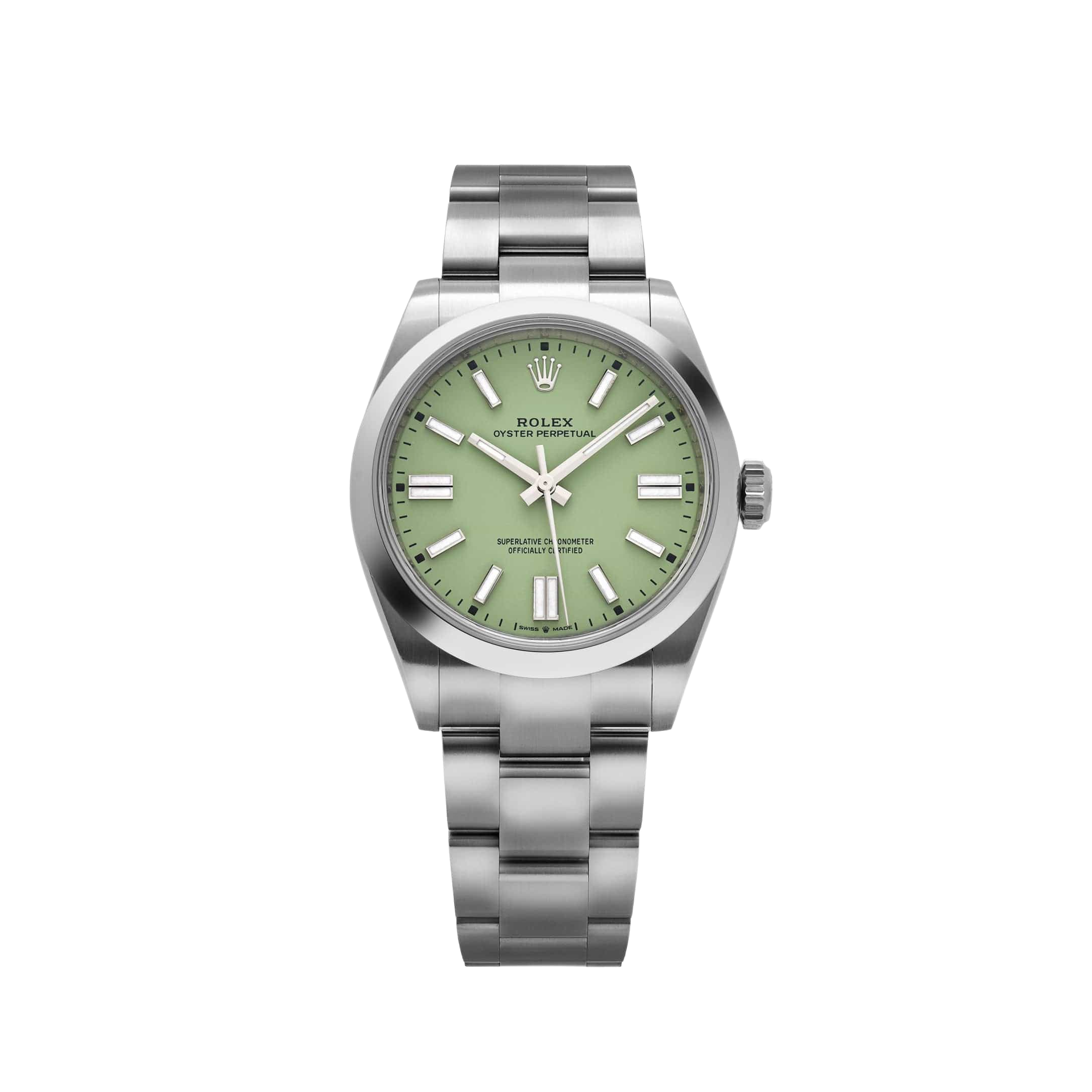 Rolex Oyster Perpetual 36 126000 Stainless Steel Pistachio Dial (2025)