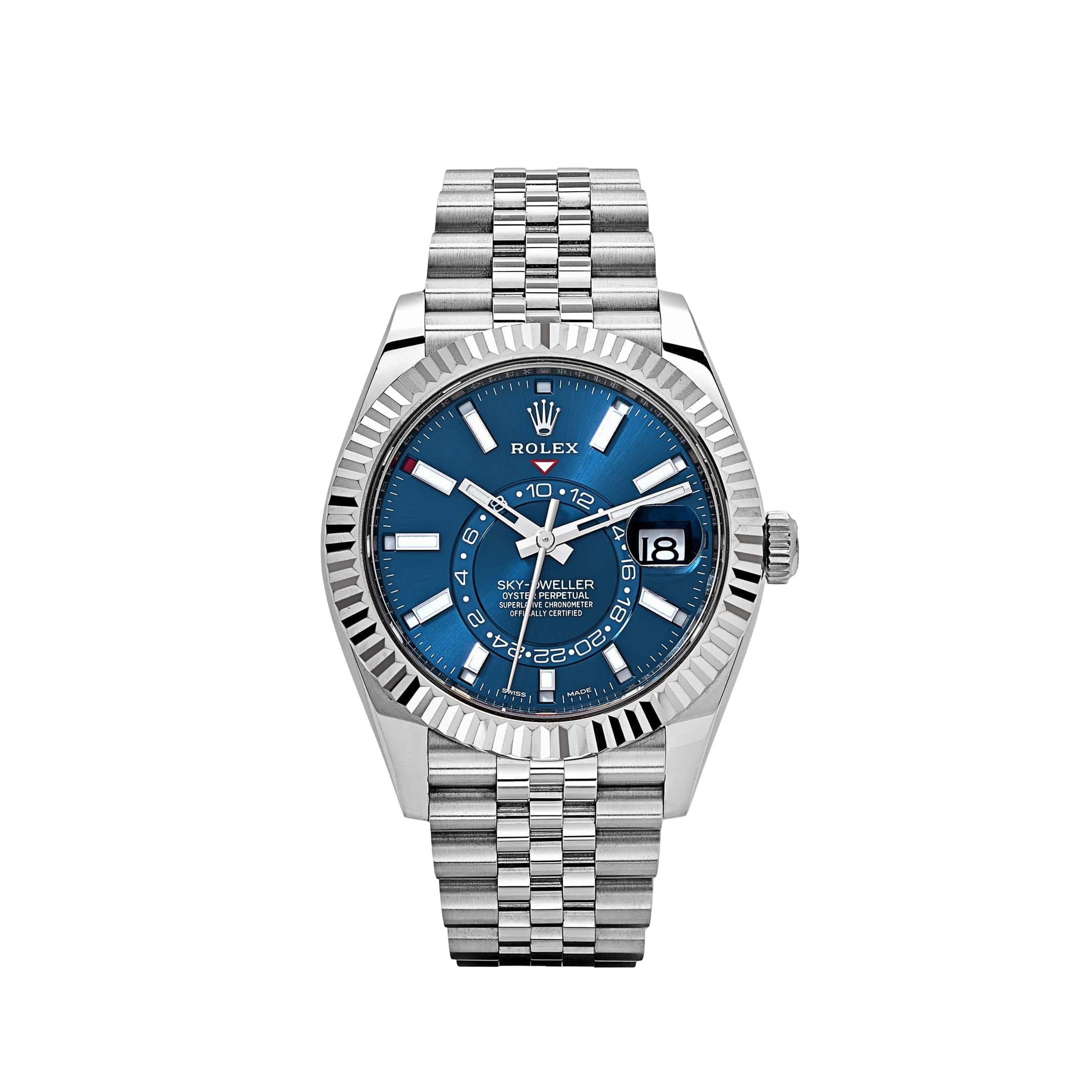 Rolex Sky-Dweller 326934 Stainless Steel Blue Dial Jubilee