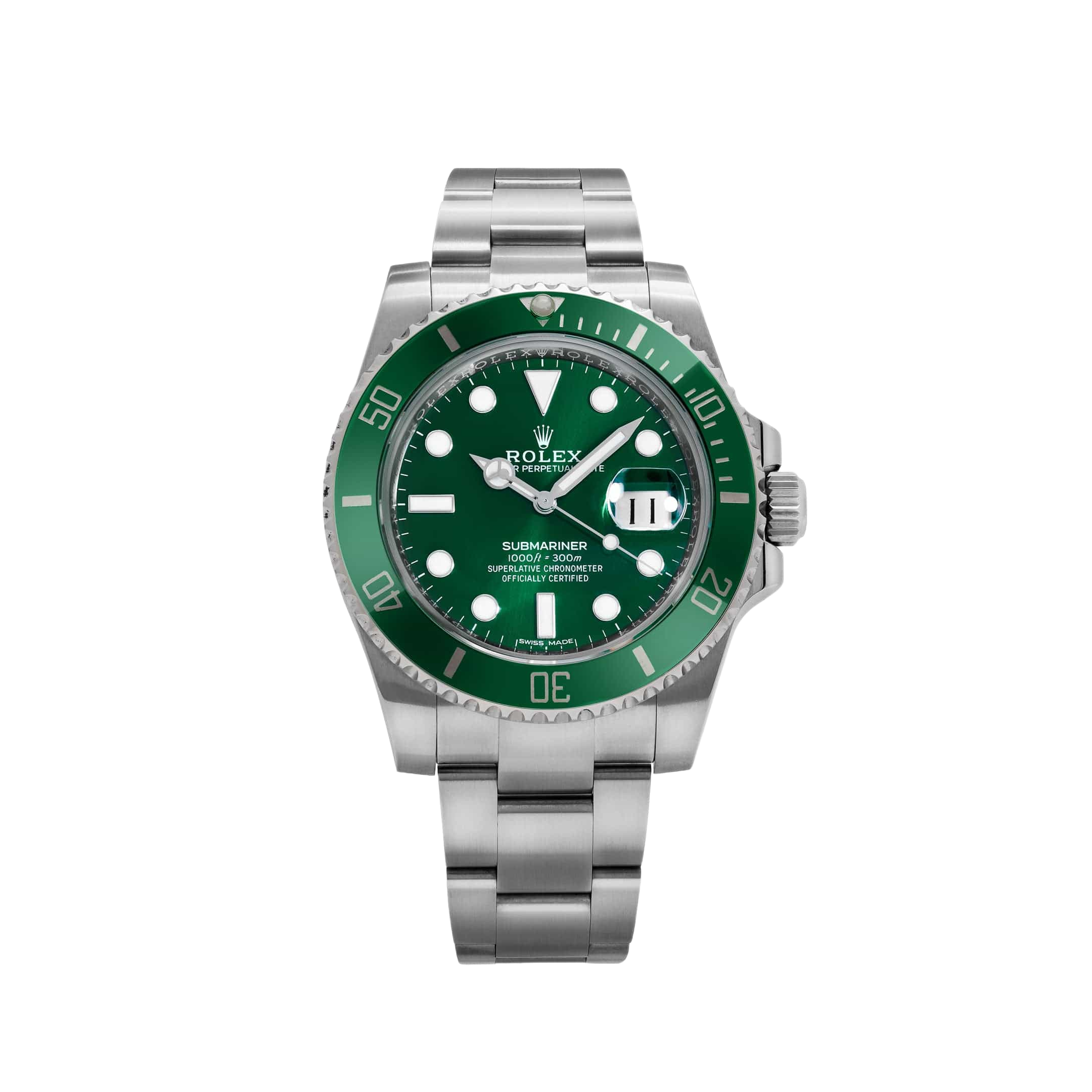 Rolex Submariner Date 116610LV 'Hulk' Stainless Steel Green Dial (2017)
