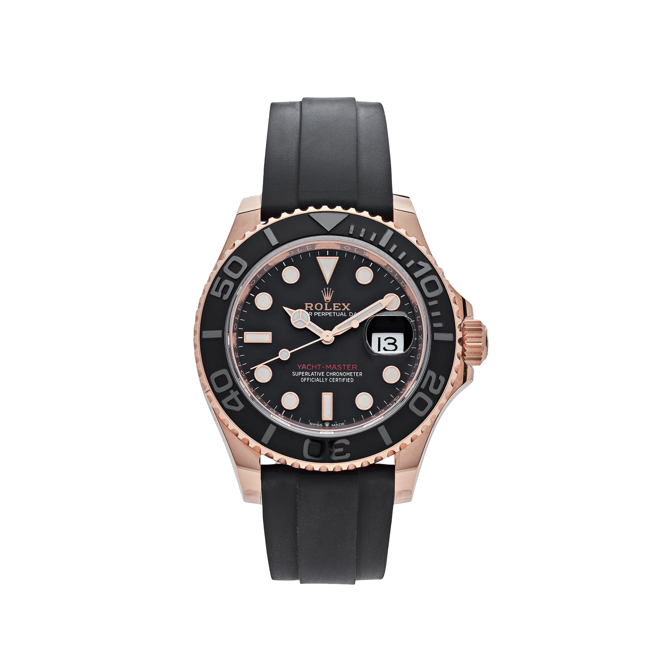 Rolex Yacht-Master 40 126655 Rose Gold Black Dial (2020)
