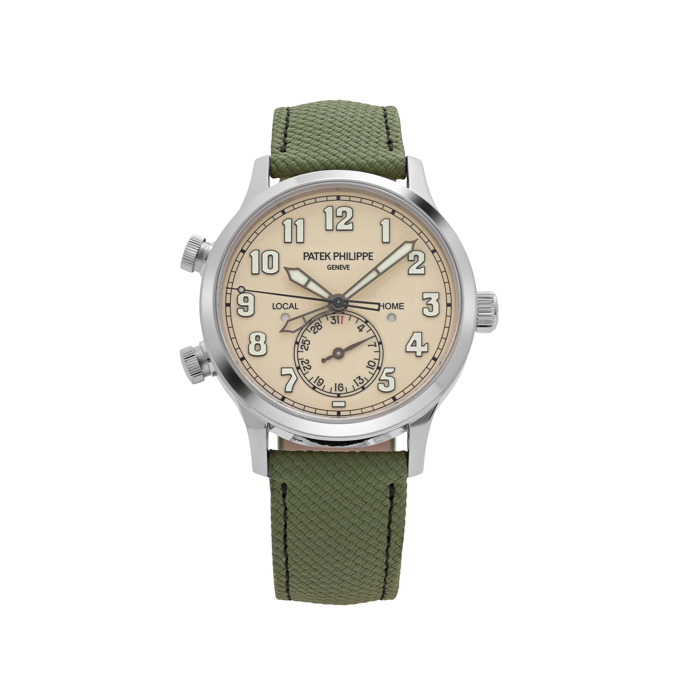 Patek Philippe Calatrava 5524G-010 'Pilot' Travel Time White Gold Ivory Dial (2025)